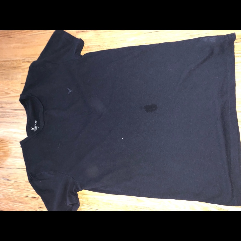 black american eagle tee